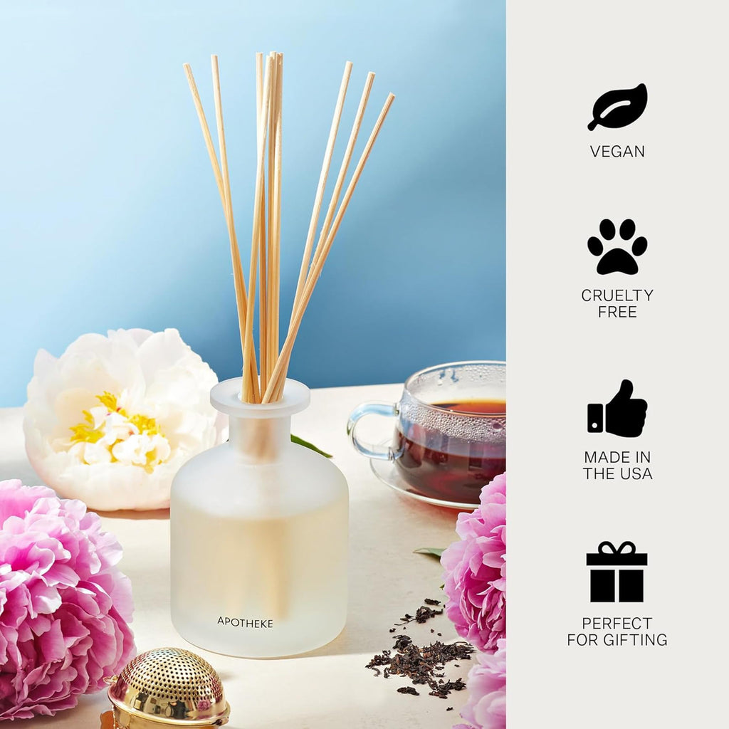 Scented Reed Diffuser, Sea Salt Grapefruit, 10 Sticks