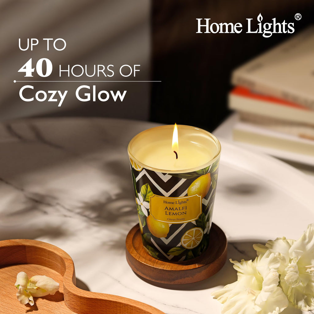 Scented Candle | 1-Wick Long-Lasting Scented Candles, 6.7oz Natural Soy Wax Candle Scented, Eclectic Mixed Styles
