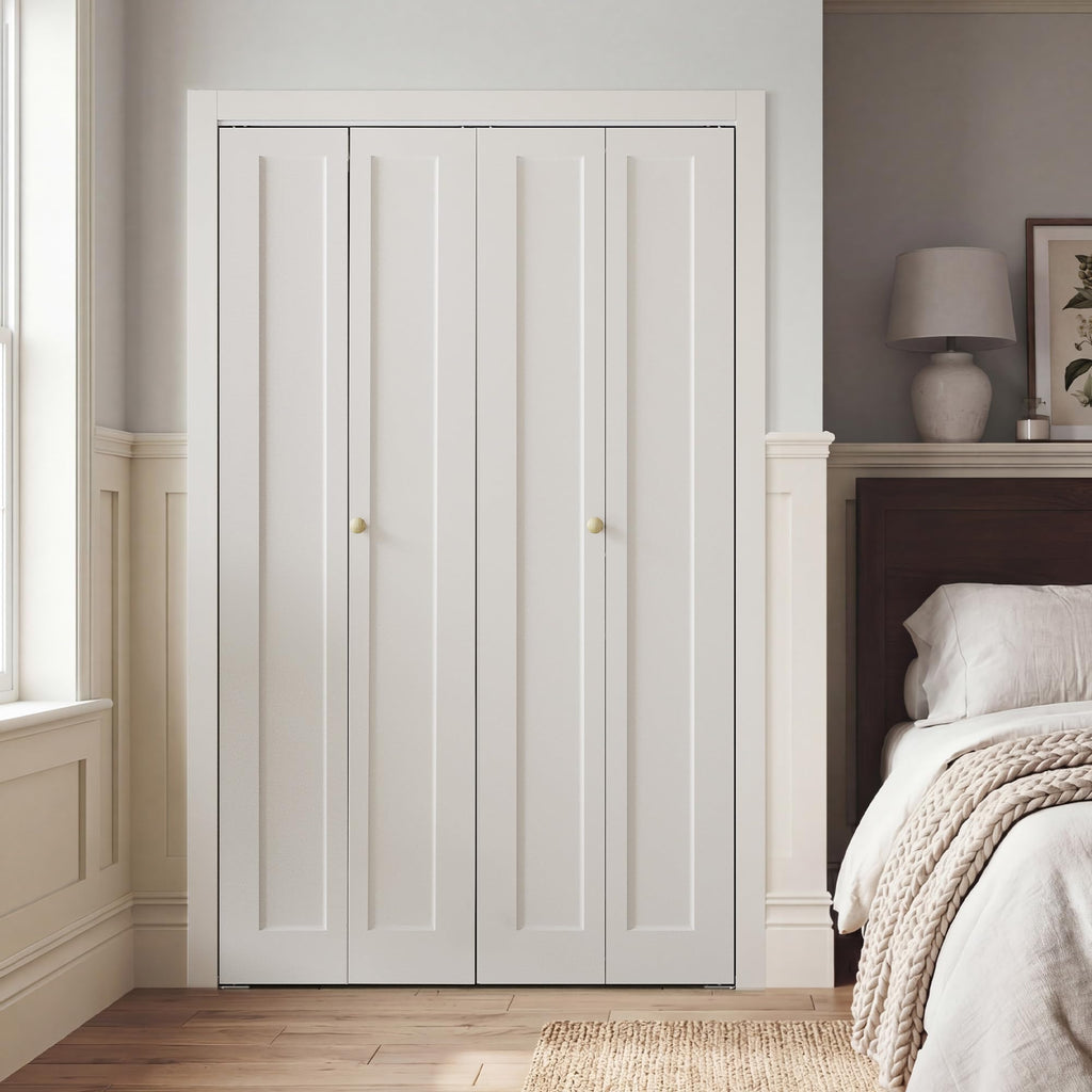 Bifold Closet Door for 60" x 80" Opening, 1-Panel Bi-fold Door