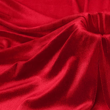 Red Velvet Fabric by The Yard, 1 Yard x 60 Inch Wide