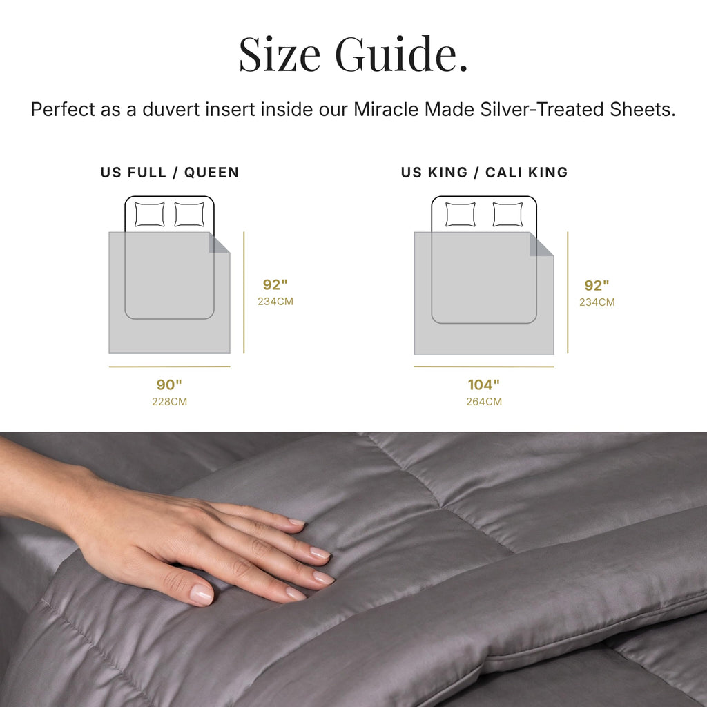 All-Season Duvet Insert Comforter - King/Cali King, Stone