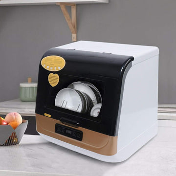 Countertop Dishwasher Kitchen Mini Portable Dish Bowl Washer Automatic Dishwasher Deep Cleaning for 