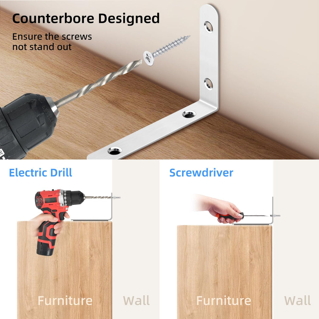 Furniture anchors wall safety straps: Anti-Tip Anchor Kit Secure dresser Falling Earthquake Strap for Baby 2 Pack