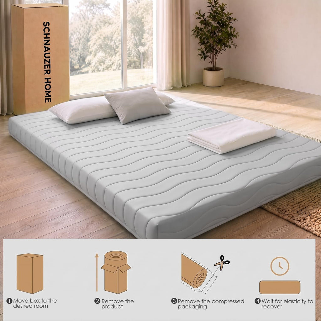 6" Extra Thick Japanese Floor Mattress Futon Mattress Twin
