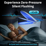Smart Toilet with Powerful Flush, Auto Open/Close Lid