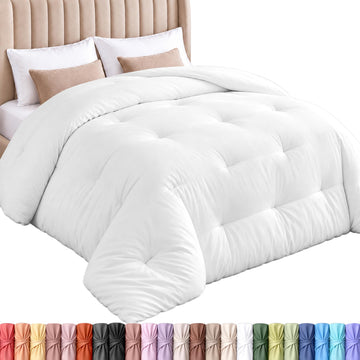 Full Size Duvet Insert, White, Comforter, 82 x 86 Inches