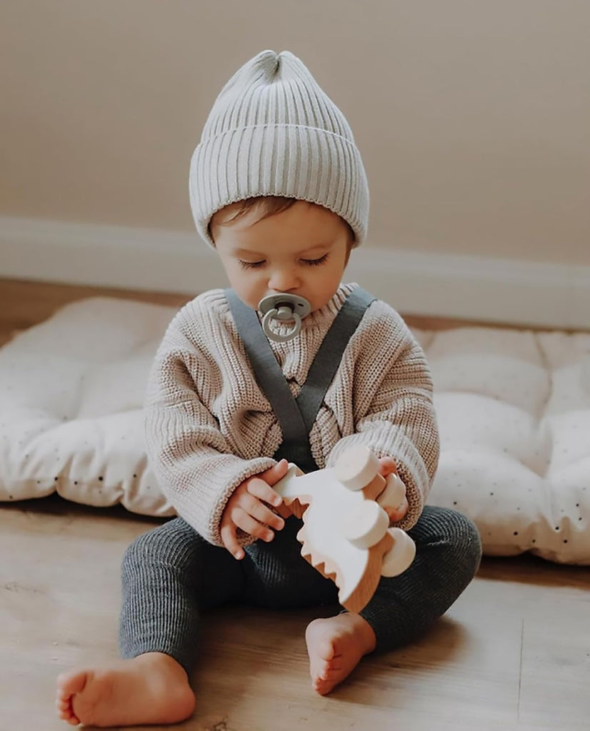 Baby Knit Sweater Toddler Boys Girls Warm Sweater Soild Pullover Round Neck Top Clothes Fall Winter Outfits