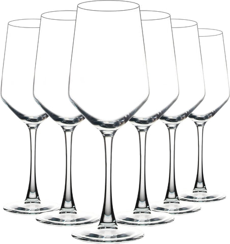 Wine Glasses Set of 6, 13 Oz Red or White Wine Glass with Stem, Perfect , Dishwasher Safe