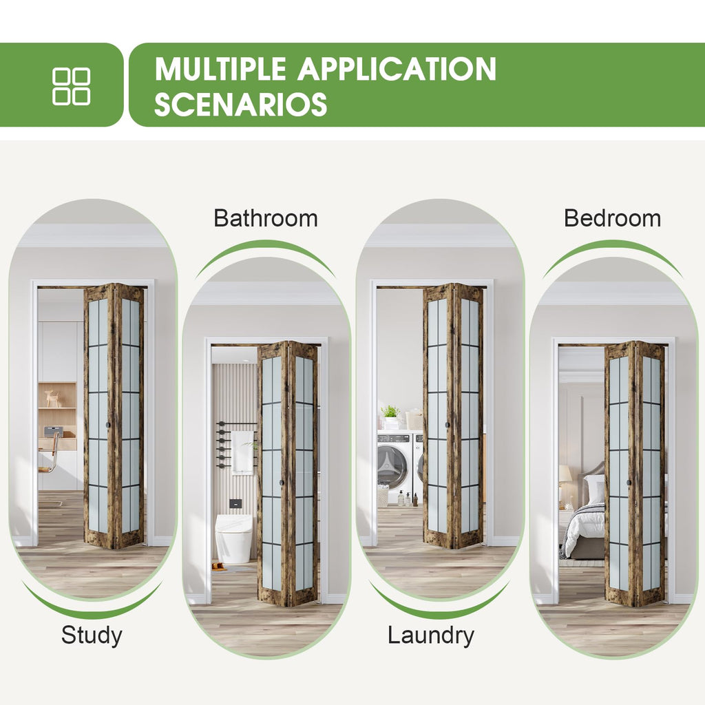 Preassembled Bifold Closet Doors for 24" X 80" Opening