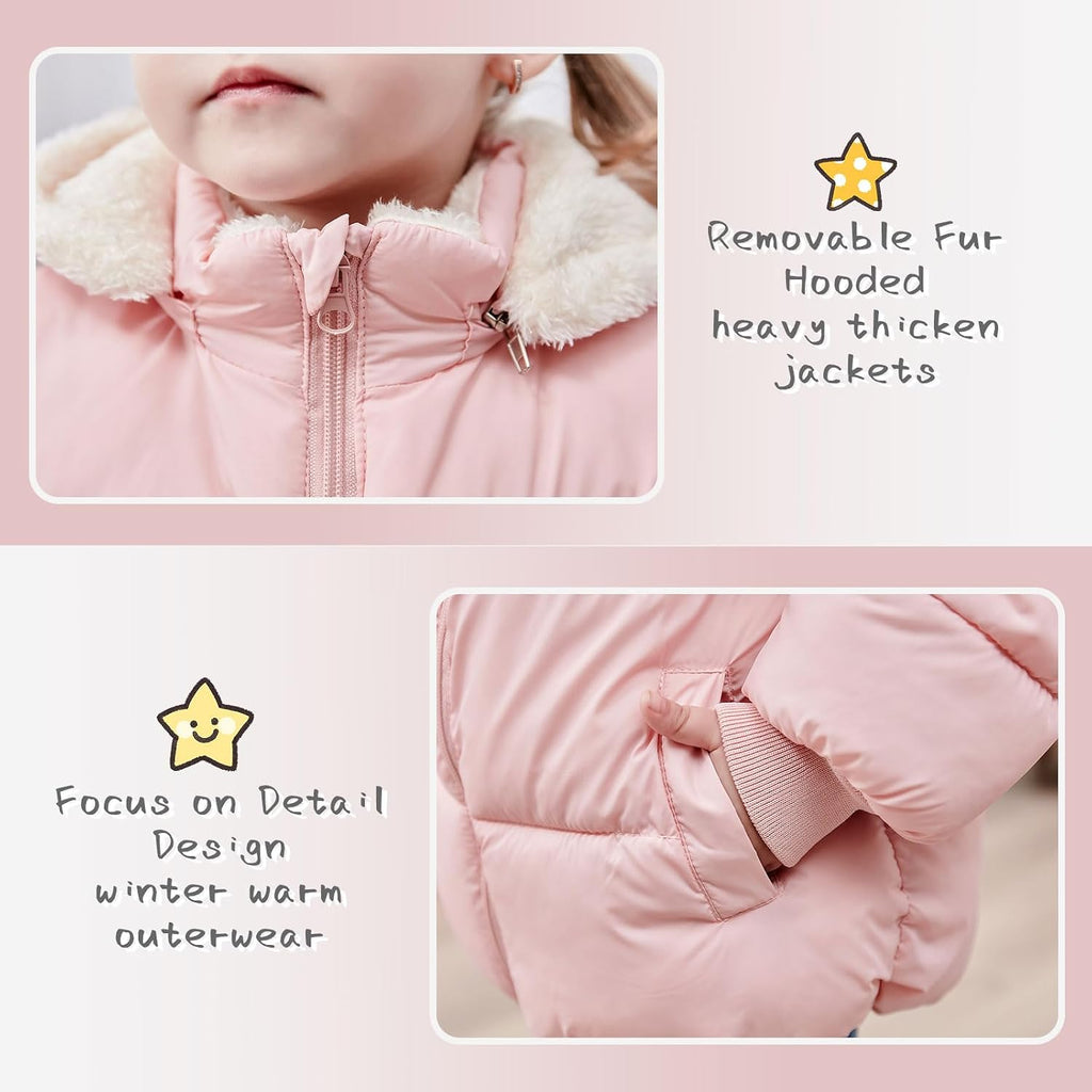 Baby Girl Winter Coats Toddler Puffer Down Alternative Jacket