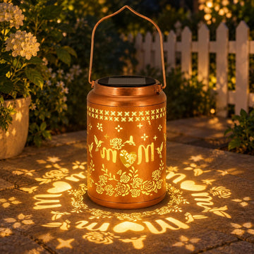 Mother Day Gifts for Mom - Solar Lanterns Outdoor Waterproof