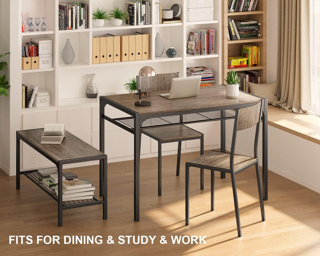 4-Piece Dining Table Set for 4, Kitchen Table