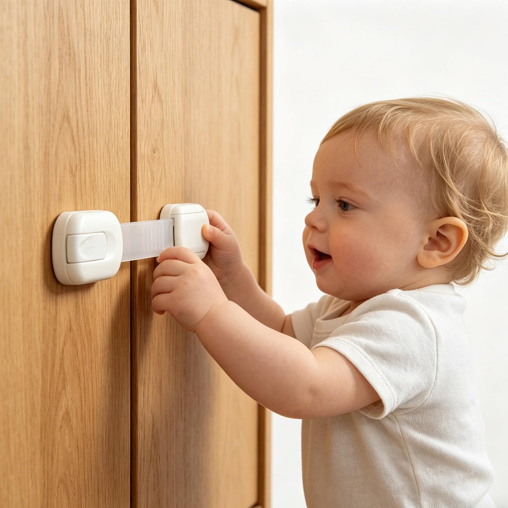 12-Pack Child Safety Cabinet Locks