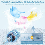 Portable Washing Machine 20Lbs Portable Washer Machine with 10 Programs 8 Water Levels, 2.8 Cu.ft Washer and Dryer