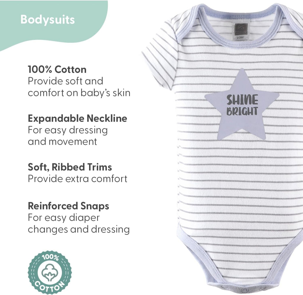 Baby Layette Gift Set for Baby Boys or Girls - 23 Piece New Born Unisex Gift Set, Clothes & Newborn Essentials Must