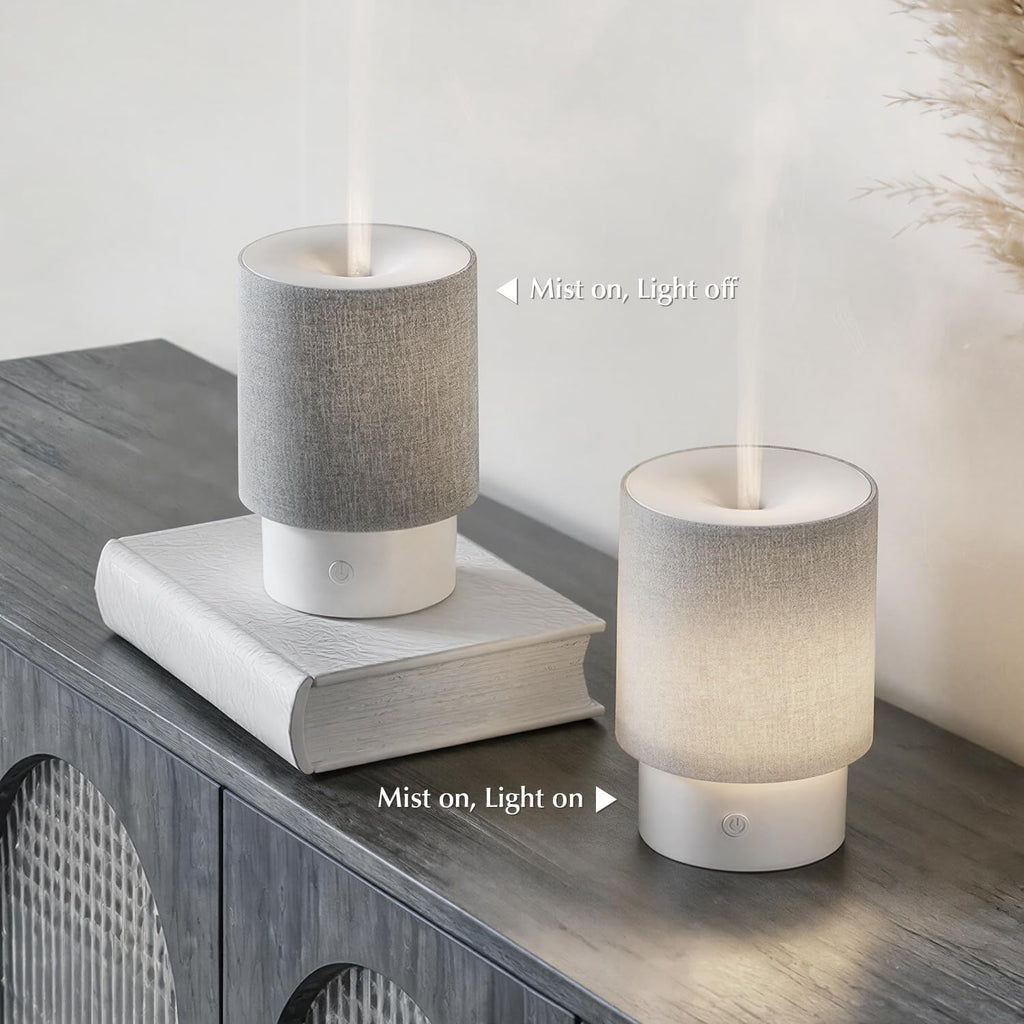 Essential Oil Diffuser with Fabric Cover and Night Lamp