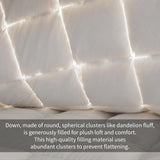 Feather Down Comforter Queen, All Season White Duvet Insert
