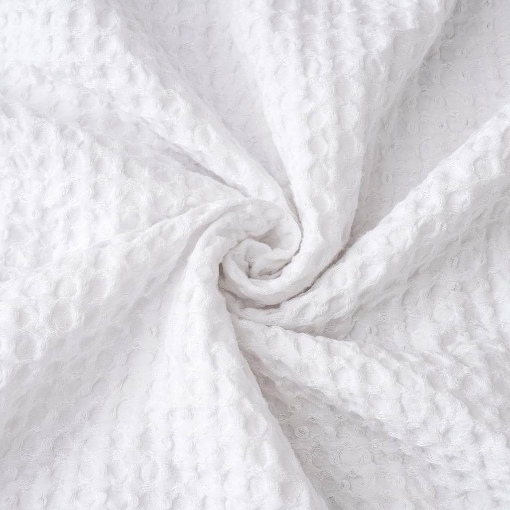 Ultra Soft Waffle Weave Euro Shams 26" x 26", White, No Insert