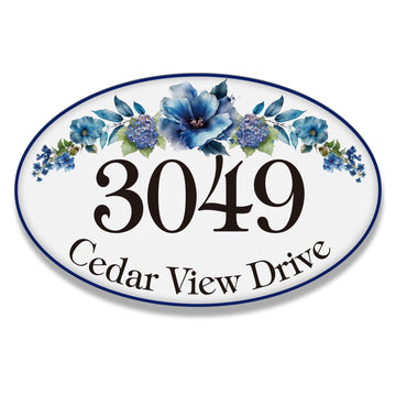 House Address Sign, Custom Fancy House Address Plaques, Metal House Numbers
