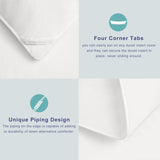 Queen Duvet Insert Comforter,100% Cotton Shell