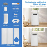 14000 BTU Portable Air Conditioners, Cools Up to 700 Sq.Ft, AC Unit with Cooling, Fan, Dehumidifier, Sleep Mode