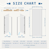 Prehung Interior Door, 32" x 80", 5-Lite Frosted Glass, Prehung Door, Right-Handed, White MDF with Door Jamb &