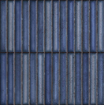 Ratsu Kit-Kat 4.5 in. x 9 in. Fluted Kit-Kat Porcelain Wall Tile (6.86 Sq. Ft. / Case) (Midnight Blue, Carton)