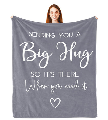 Get Well Gifts for Women/Men, Birthday Gifts Hug Blanket 60x80in