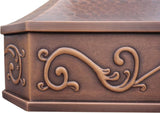 36 Inch Copper Wall Mount Range Hood