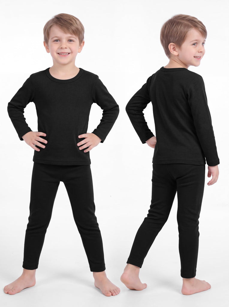Toddler Thermal Underwear Set for Kids Long Johns Base Layer