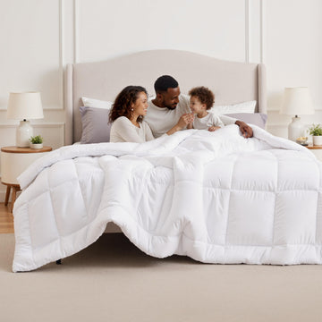 Comforter Duvet Insert, Quilted Bedding Blanket, Oeko-TEX