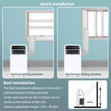 8,000 BTU Portable Air Conditioner, AC Unit with Built-in Cool, Dehumidifier & Fan Modes for Room up to 350 sq.ft