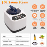 Slendor Portable Sauna, Steam Sauna for Home, Sauna Box with 3L Steamer, Sauna Tent with Folding Chair