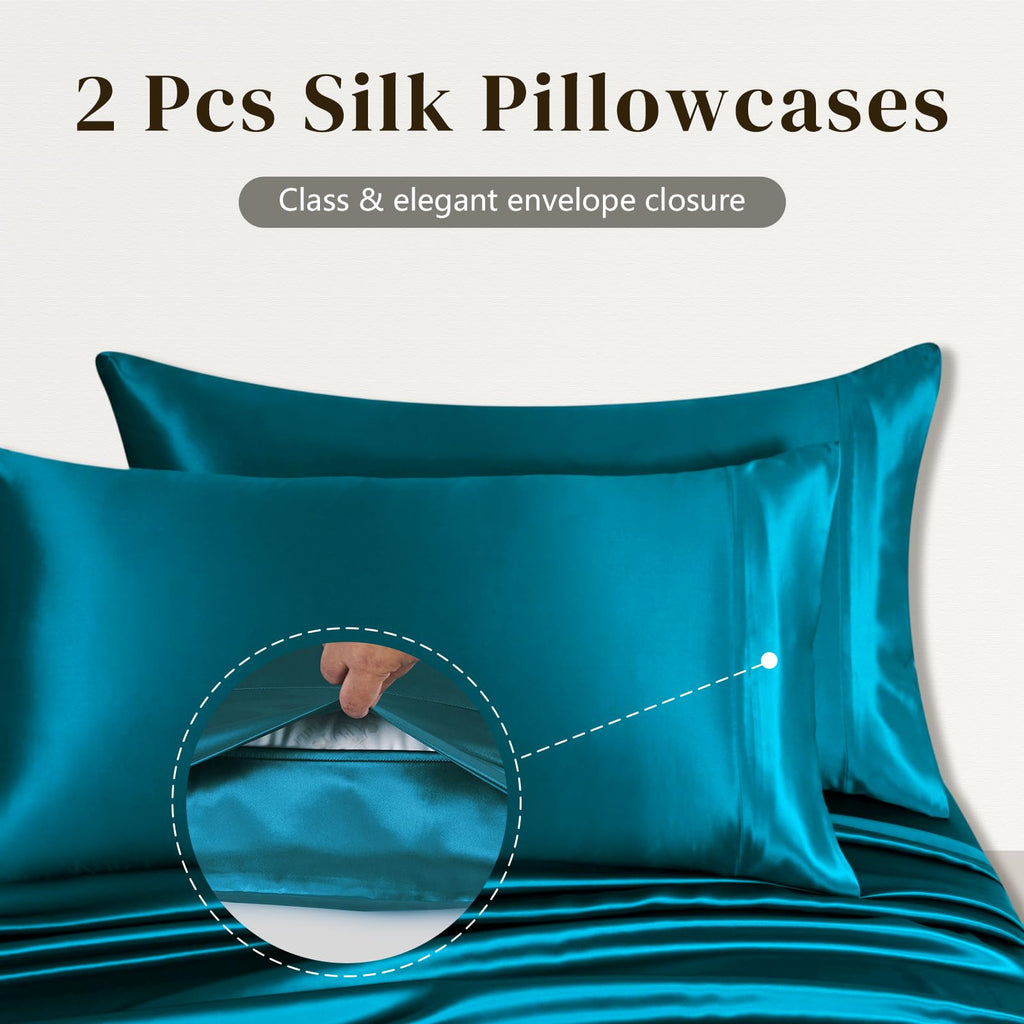 19 Momme 100% Pure Mulberry Silk Bed Sheets