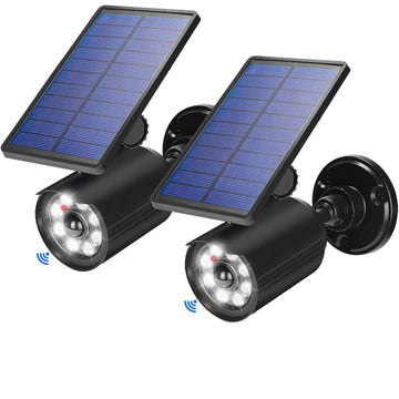 Solar Lights Outdoor Motion Sensor Flood Lights IP67 Waterproof Security Spot Lights for Yard Garden Patio 2