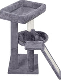 YOUPET Cat Tree with Cat Scratching Post for Indoor Cats, Cat Tower with Scratching Board and Playful Toy Balls