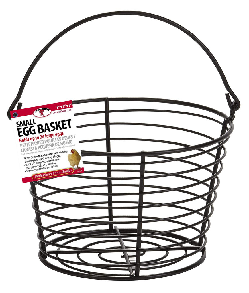 Small Egg Basket | Basket for Carrying and Collecting Chicken Eggs | Wire Egg Basket | Egg Collecting Basket