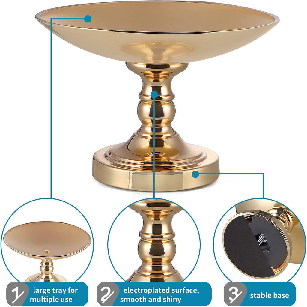 11.8"Large Centerpiece Holder Bowl, Decorative Footed Bowl, Pedestal Fruit Tray Table, Coffee Table, Living Room