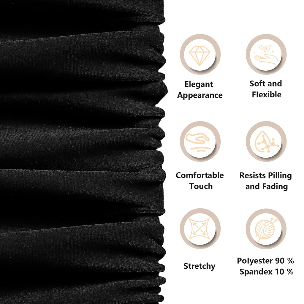 2 Yard Black Fabric 60" Wide for DIY Crafts