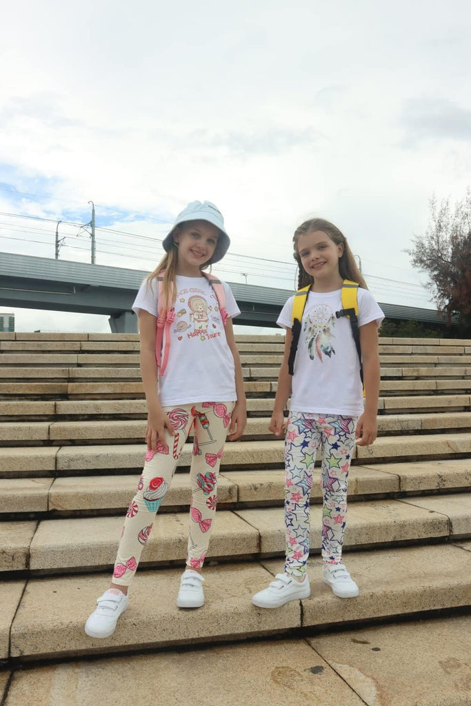 Girls' Leggings Full Length Comfy Pants Trousers