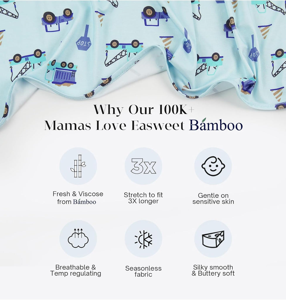 Bamboo Viscose Baby Girls Footless Sleeper Pajamas