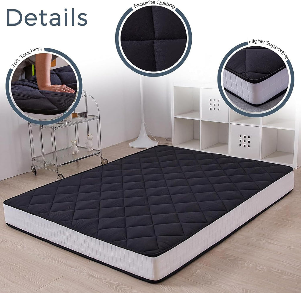 6" Extra Thick Japanese Futon Floor Mattress Foldable