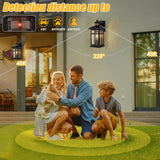 Motion Sensor Outdoor Wall Lights 2 Packs- Updated Dusk to Dawn Outdoor Lighting