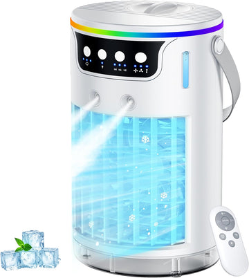 Portable Air Conditioners Desktop AC Unit with Water Ice Cooling Mist