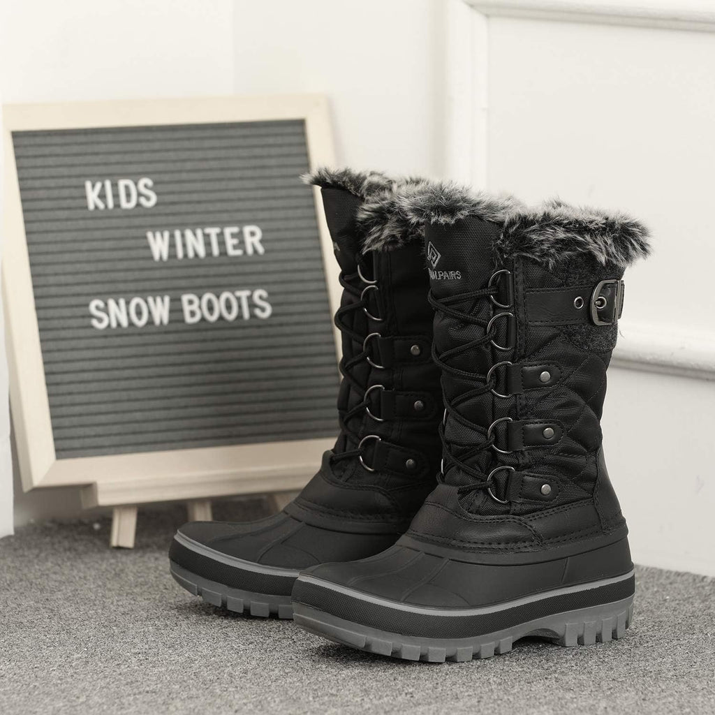 Girls Snow Waterproof Winter Boots