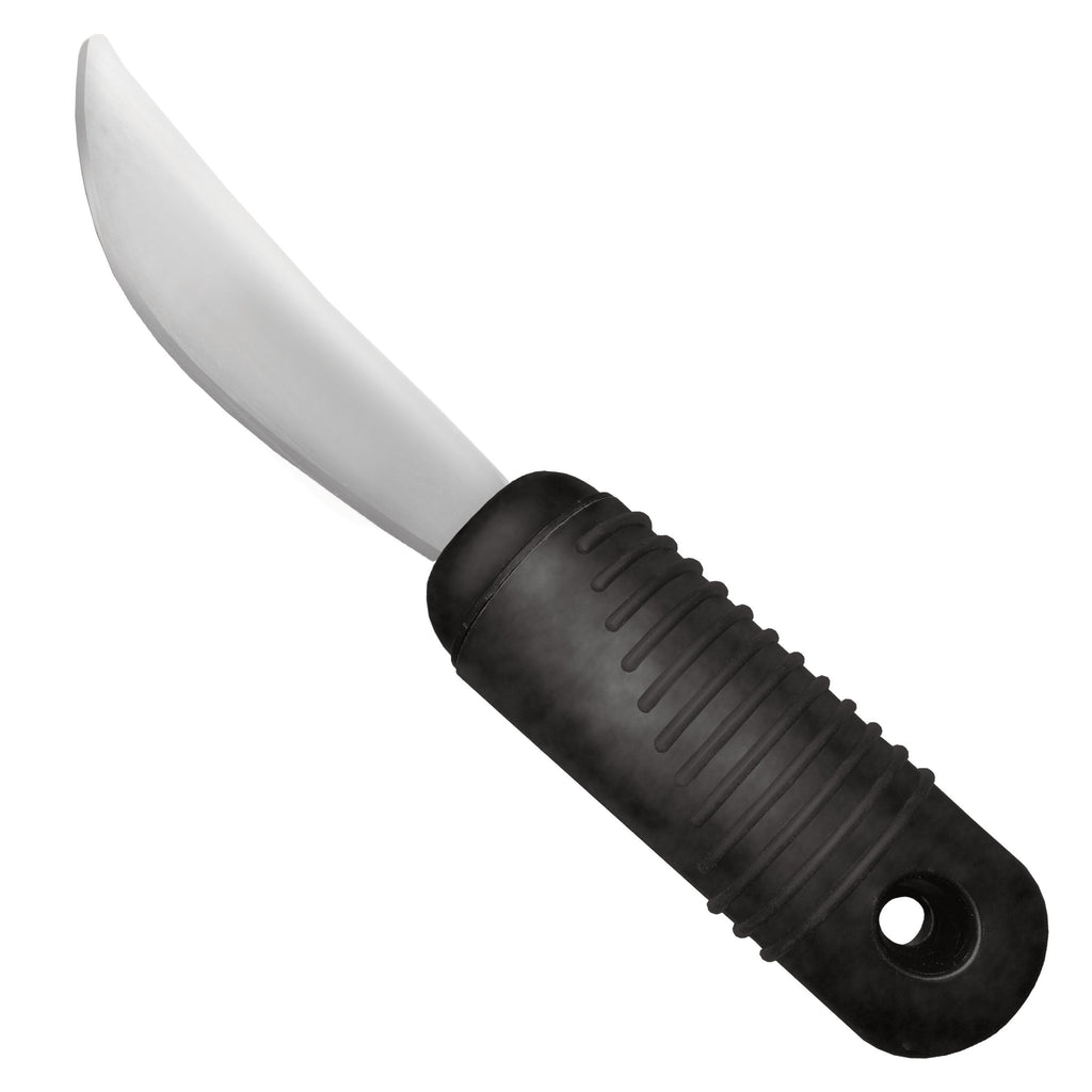 Easy Grip Utensil Set with Built-up Handles, Black, 4 Count (Pack of 1)