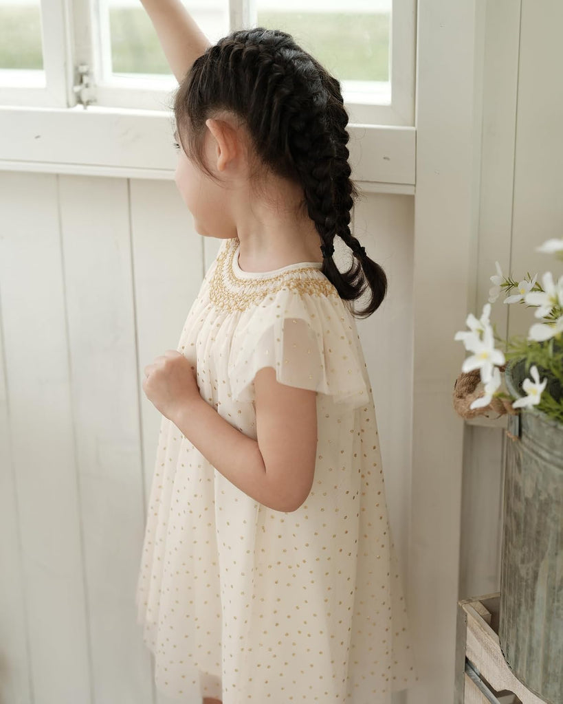 Baby Girl Smocked DressToddlers Cotton Casual Outfit Sleeveless Dresses,Sundress Princess Dress for Summer