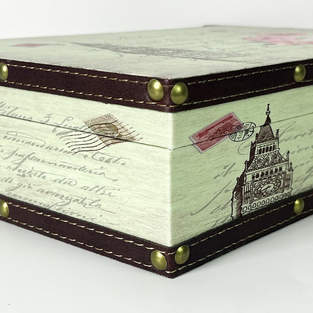 Wooden Decorative Storage Box, Timeless Memory Keepsake Box