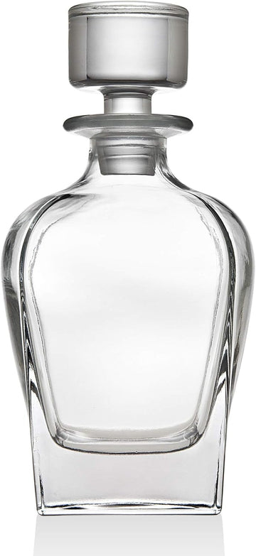 Whiskey Decanter, Liquor Decanter, Wine Decanter for Beer, Scotch, Bourbon or Wine, Barware & Drinkware, 23oz