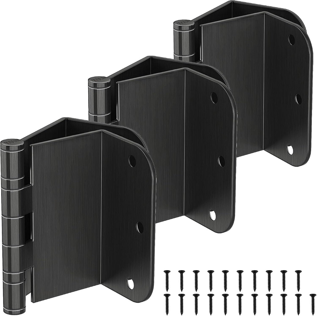 Offset Hinges, 3.5 Inches Swing Door Hinges, 5/8" Radius Corner Ball Bearing Door Hinges, 2 Inches Widen Doorway